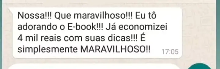 Print de depoimento
